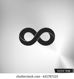 Limitless sign icon. Infinity symbol Isolated