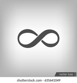 Limitless sign icon. Infinity symbol Isolated