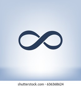 Limitless sign icon. Infinity symbol Isolated