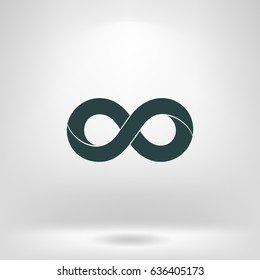Limitless sign icon. Infinity symbol Isolated