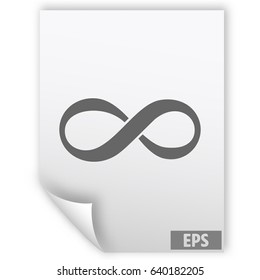 Limitless sign icon. Infinity symbol Isolated