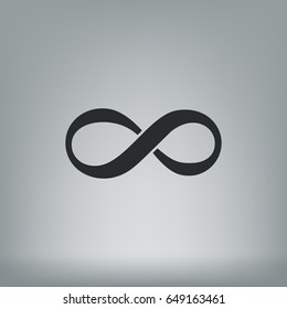 Limitless sign icon. Infinity symbol Isolated