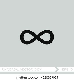 Limitless vector icon. Infinity symbol.