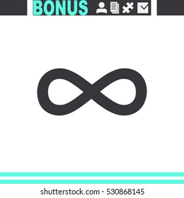 Limitless vector icon. Infinity symbol.