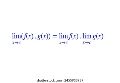 Begrenzt die Eigenschaften von f(x).g(x) , Mathematik Gleichung hochwertige Vektorillustration 