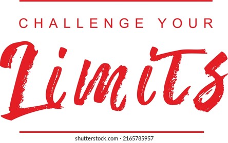 limits vector write tshirt design