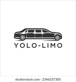 limo car logo design vector