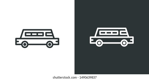 Limo Symbol Sign Icon Vector