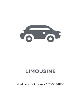 Limousine icon. Limousine design concept from  collection. Simple element vector illustration on white background.