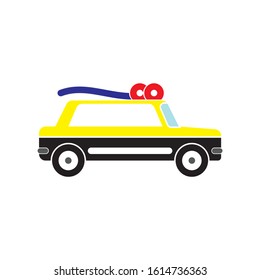 limousine icon. flat illustration of limousine vector icon. limousine sign symbol