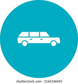 Limousine icon vector image. Can also be used for Vehicles. Suitable for mobile apps, web apps and print media.