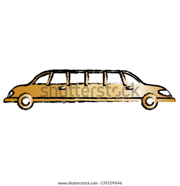 Limousine luxury vehicle icon vector illustration\
graphic design