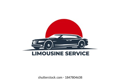 Limousine Service Vector Logo EPS 10 File