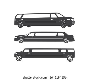 Limousine Vector Illustration Symbol Sign Icon