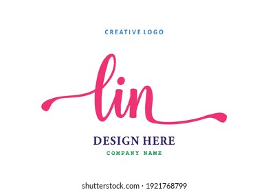LIN lettering logo is simple, easy to understand and authoritative