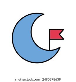 linar icon with white background vector stock illustration