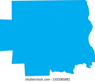 Lincoln county map in missouri state