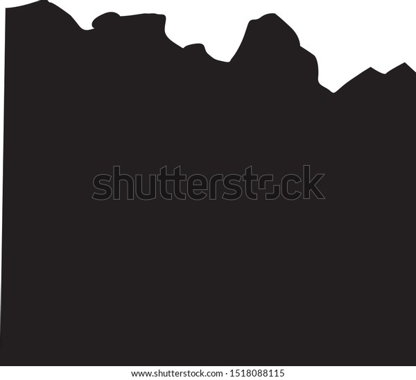 Lincoln County Map State Washington Stock Vector (Royalty Free ...