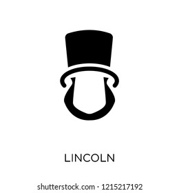 Lincoln icon. Lincoln symbol design from United states of america collection. Simple element vector illustration on white background.