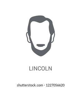 Lincoln icon. Trendy Lincoln logo concept on white background from United States of America collection. Suitable for use on web apps, mobile apps and print media.