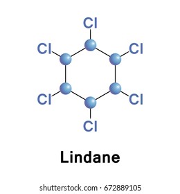 Lindane, gammaxene, is an organochlorine chemical variant of hexachlorocyclohexane that has been used both as an agricultural insecticide and as a pharmaceutical treatment for lice and scabies