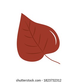 icono de hoja de línea sobre fondo blanco, estilo plano, ilustración vectorial