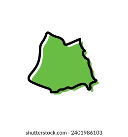 Lindi Region Tansania Vektorgrafik.