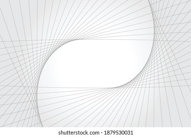 Line 3D Abstract White Background 