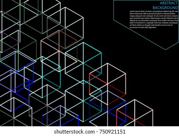 Line abstract background