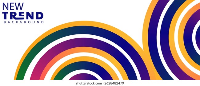 line abstract background, Colorful abstract rerto background featuring vibranti lines in warm and cool tones, wave line