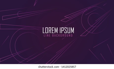 Line Abstract Background. gloomy and darken 