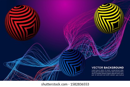 line abstract background, liquid color background, vector background