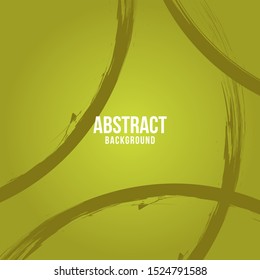 Line abstract background template. Lime and green ink wave wallpaper design pattern.