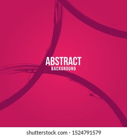 Line abstract background template. Pink ink wave wallpaper design pattern.