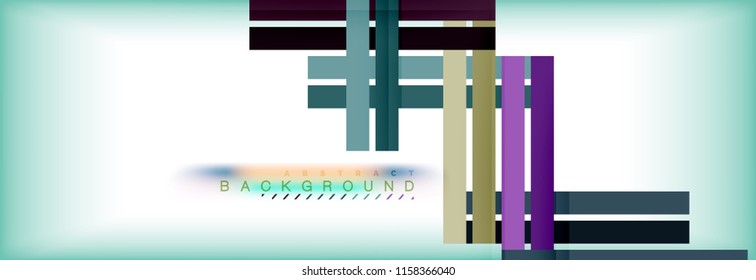 Line abstract background, vector modern template. Vector illustration