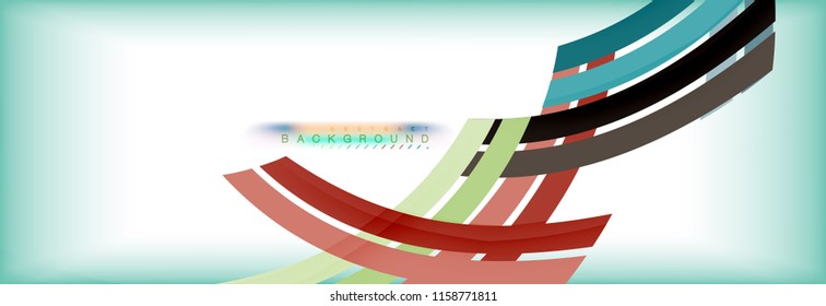 Line abstract background, vector modern template. Vector illustration