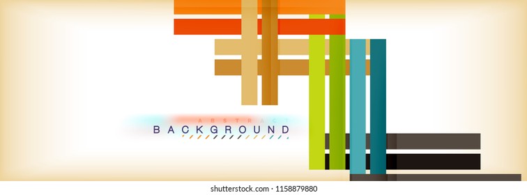 Line abstract background, vector modern template. Vector illustration