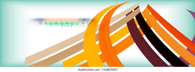 Line abstract background, vector modern template. Vector illustration