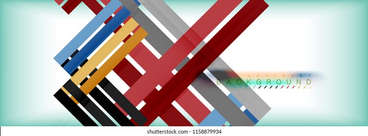 Line abstract background, vector modern template. Vector illustration