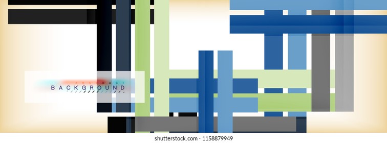 Line abstract background, vector modern template. Vector illustration