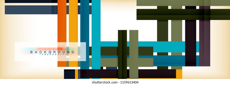 Line abstract background, vector modern template. Vector illustration