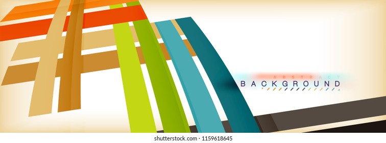 Line abstract background, vector modern template. Vector illustration