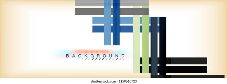 Line abstract background, vector modern template. Vector illustration