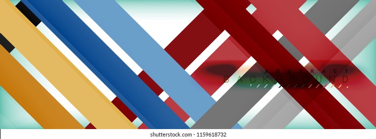 Line abstract background, vector modern template. Vector illustration