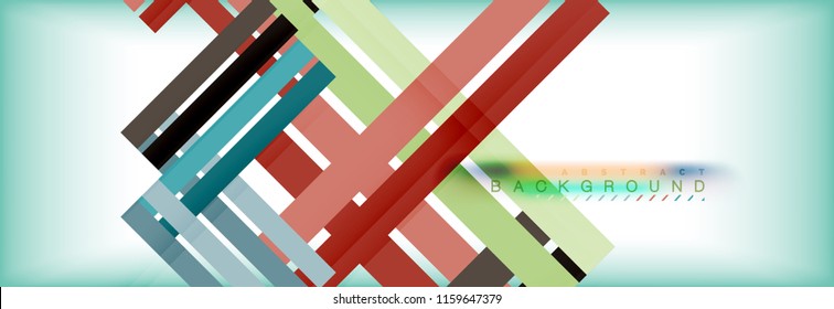 Line abstract background, vector modern template. Vector illustration