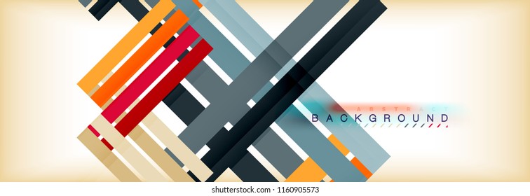 Line abstract background, vector modern template. Vector illustration