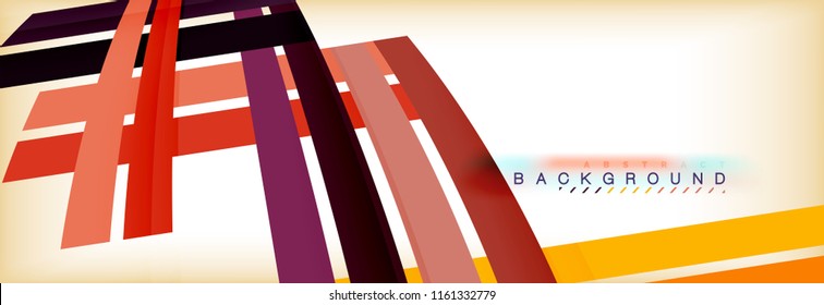 Line abstract background, vector modern template. Vector illustration