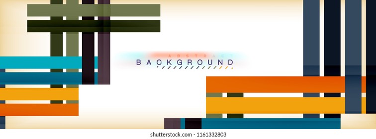 Line abstract background, vector modern template. Vector illustration