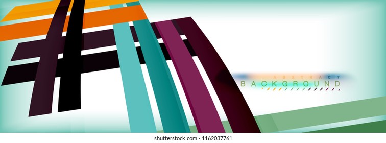 Line abstract background, vector modern template. Vector illustration