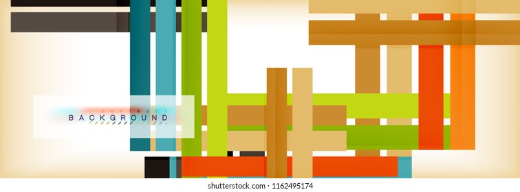 Line abstract background, vector modern template. Vector illustration